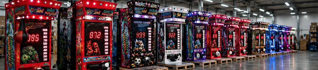 Fertige Pro Games Unterhaltungsautomaten im Produktionsbetrieb